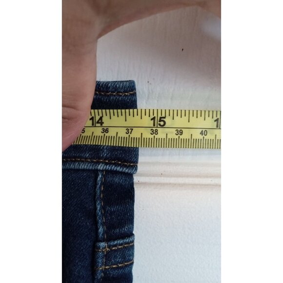 Duluth Trading dark high rise Short Denim Jeans - Picture 7 of 7